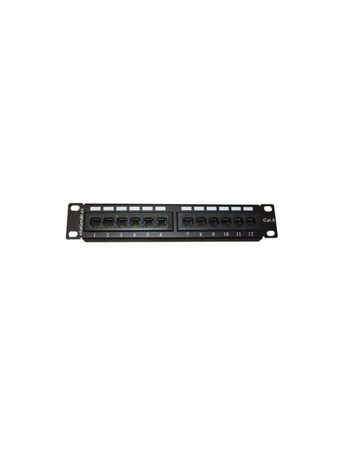 PATCHPANEL 10" 1U 12 P. CAT6 UTP