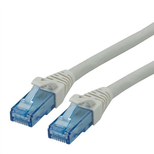 LATIGUILLO RJ45 5 M. CAT.6A UTP LSHZ COMPONENT LEVEL COBRE GRIS ROLINE