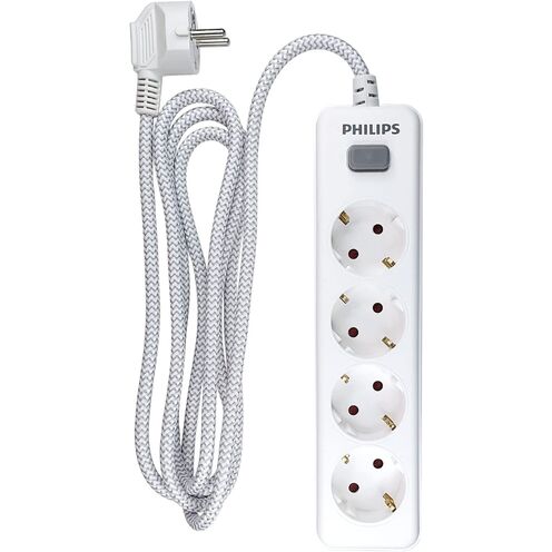 Philips Regleta 3 tomas de enchufes + USB SPN3032WA/10