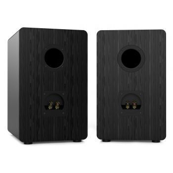 Wiibo Vintage 6 Nogal Altavoces Pasivos Estantera 3 Vas 100W Pareja Negro Producto nuevo, caja desprecintada