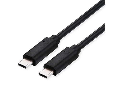 Cable USB4 Gen2x2, con Emark, C-C, M/M, 100W, negro, 2 m VALUE