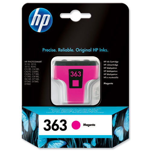 CARTUCHO HP INY. TINTA 3210/3310/C5180 Nº 363 MAGENTA