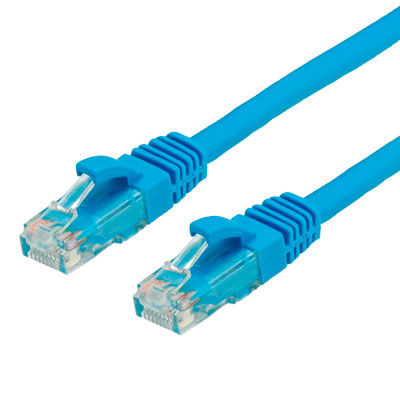 LATIGUILLO RJ45 1 M. CAT.6 UTP AWG 24 CCA LIBRE DE HALOGENO AZUL VALUE