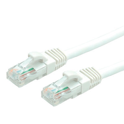 LATIGUILLO RJ45 1 M. CAT.6 UTP AWG 24 CCA LIBRE DE HALOGENO BLANCO VALUE