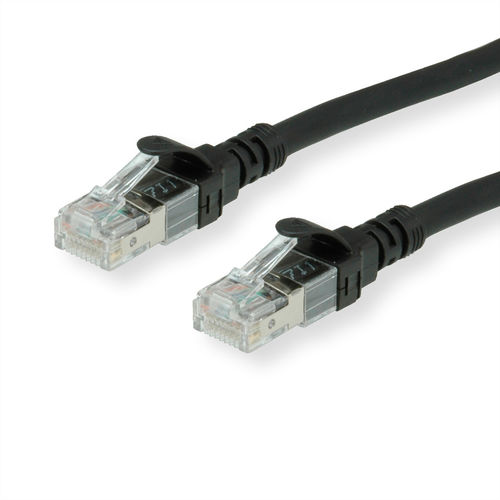 LATIGUILLO RJ45  1M CAT.6A UTP LSOH COMPONENT LEVEL NEGRO  ROLINE