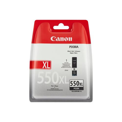 CARTUCHO CANON PGI550XL NEGRO 22ML.