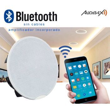 Audibax CM508-BT Altavoces Techo Blancos Bluetooth empotrables 30W 5,25  Rejilla Magnetica